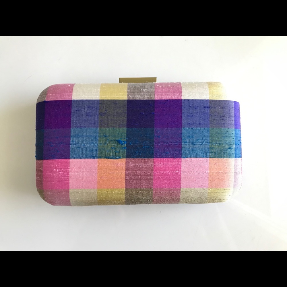 J. Crew Plaid Clutch - NWT
